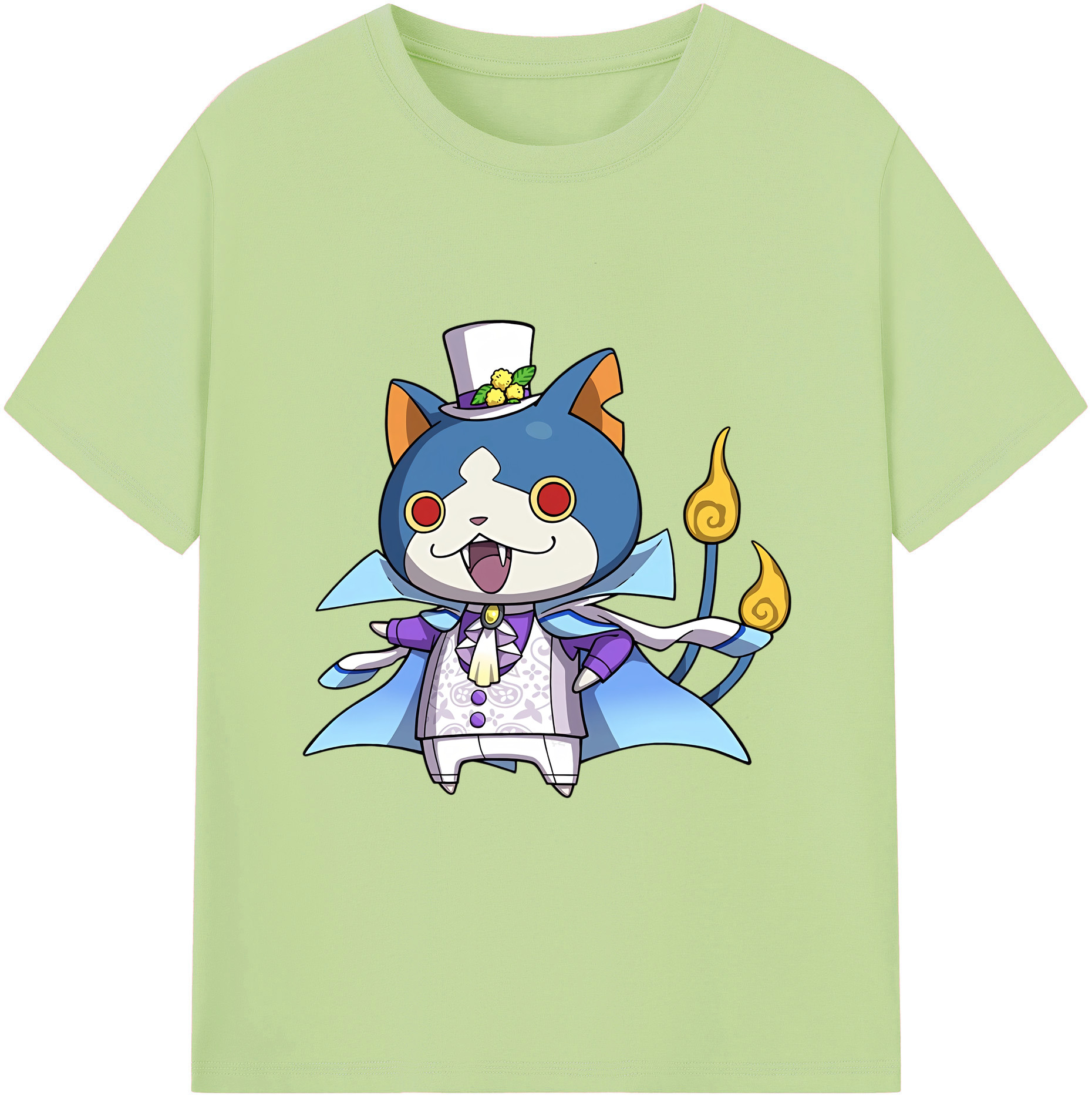 （画像用） 妖怪ウォッチ Yo-kai Watch 綿100％半袖Tシャツ（フロントプリント）